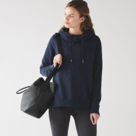 Lululemon Split Pullover Blue Hoodie Size 2 - Picture 4 of 13